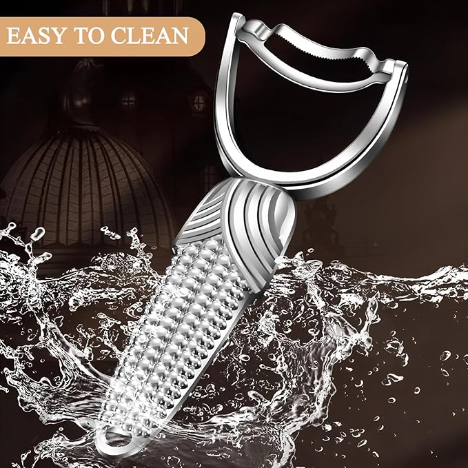 Stainless Steel Corn Peeler for Corn on the Cob Corn Kernel Stripper Remover Dishwasher Safe