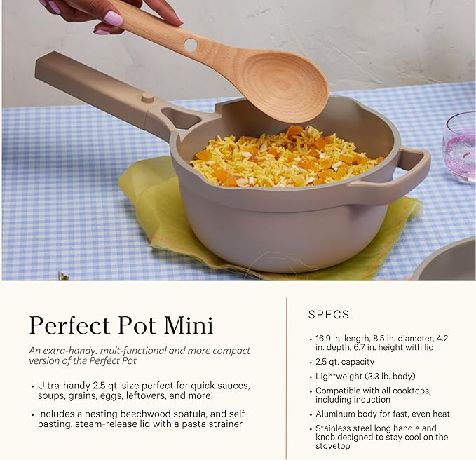 Our Place Cookware Set - 13-Piece Kit Including the Always Pan, Perfect Pot and Spatulas | Multifunctional, Toxin-Free Nonstick | Heat Safe up to 450°F | Oven, Stove, Induction Compatible | Spice