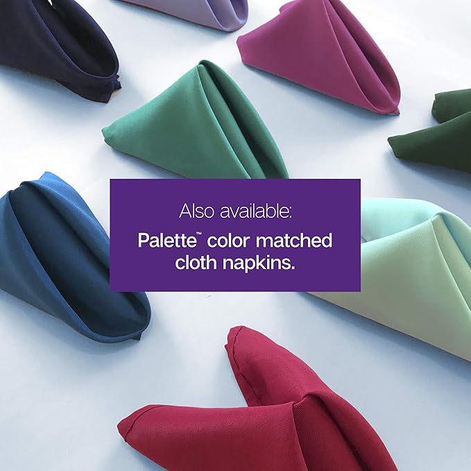 Gee Di Moda Rectangle Tablecloth - 90 x 132 Inch Purple Table Cloth for 6 Foot Table with Floor-Length Drop - Heavy Duty Washable Fabric - 6 Ft Buffet Table, Holiday Party, Wedding & Baby Shower