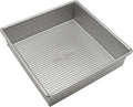 USA Pan Bakeware Nonstick Square Cake Pan, 8 Inch, Aluminized Steel
