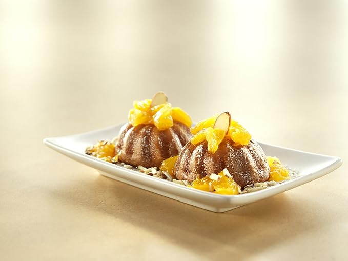 USA Pan Bakeware Mini Fluted Cupcake Pan, 12 Well, Nonstick & Quick Release Coating, Made in the USA from Aluminized Steel