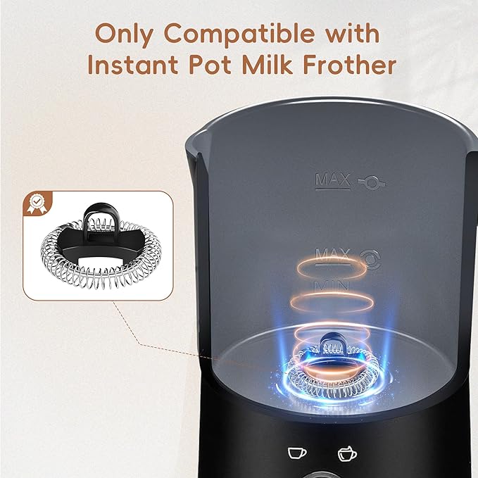 Whisks for Instant Pot Milk Frother, Only Compatible with The Instant Pot 4-in-1 Electric Milk Steamer, Doesn’t fit The Magic Froth 9-in-1, Not with Other Brands of Milk Frothers (2 Packs)