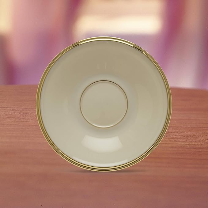 Lenox 140104040 Eternal Saucer, 1 Piece, Porcelain, 6" x 6"