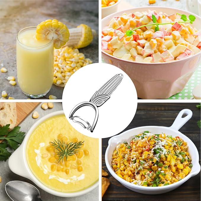 Corn Peeler for Corn on the Cob,2026 Upgraded corn cob stripper tool,Corn on the Cob Remover,Corn Cob Stripper tool Easy to Clean,Sweet Corn Cutter,Corn Cob Peeler as Gift for Women