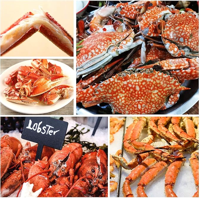 Crab Crackers and Tools, Lobster Crackers, Seafood Crab Leg Cracker Tools, Nut Cracker Set, 8 Pack