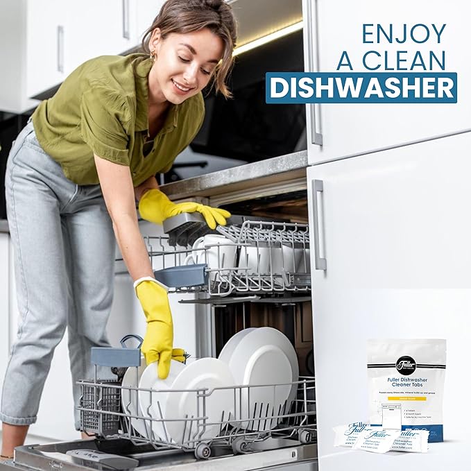 Fuller Dishwasher Cleaner Tabs - Lemon Scent (2)
