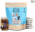 STELLA BLUE Fresh Cold Brew Coffee | Cinnamon Sugar Donut | 100% Arabica Medium Roast | Warm Cinnamon and Sweet Pastry Flavor | Cold Brew Coffee Packets | Makes 24 Pods | 6 Easy-Brew Pouches