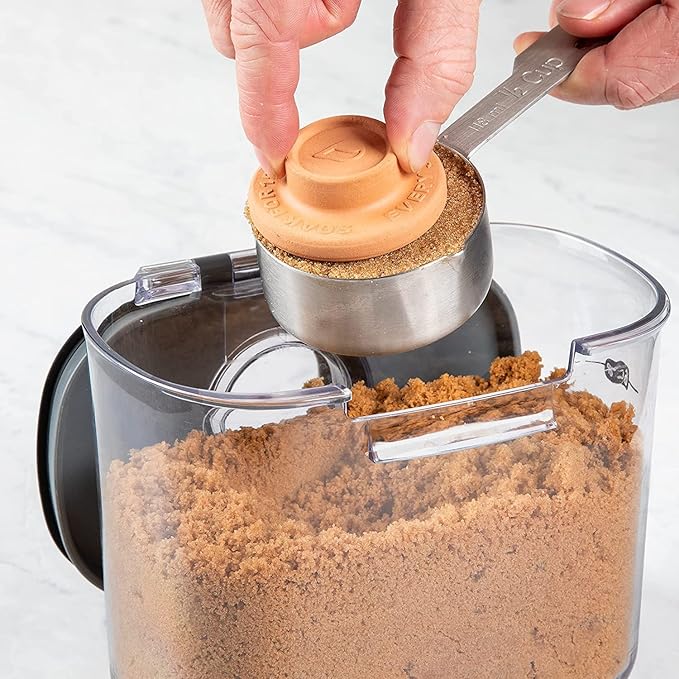 Progressive International ProKeeper+ Clear Plastic Airtight Food Baker's Kitchen Storage Organization Container Canister Set with Magnetic Accessories, 2- Piece Set (Powdered & Brown Sugar 1.4-Quart)