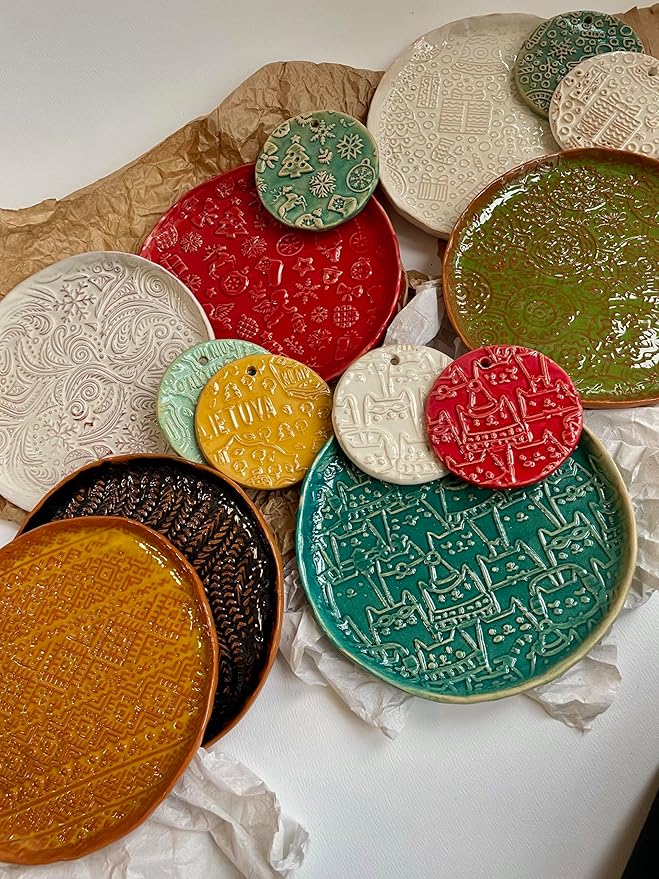 FOX Embossing Rolling Pin – Laser Engraved Dough Roller with a woodland fox and forest pattern. Perfect for cookies, pottery, and a thoughtful gift. By Algis Crafts.