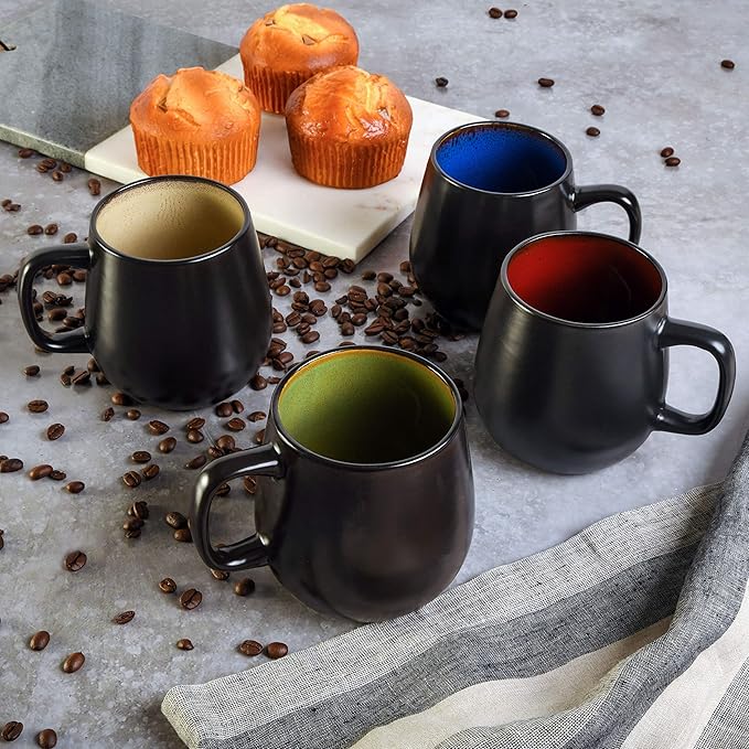 Gibson Elite Soho Cafe 21 Ounce Mug, Multicolor