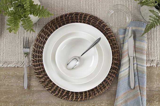 Oneida 895998 Mooncrest Satin 20 Piece Everyday Flatware Set