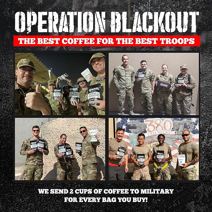 BLACKOUT COFFEE CLIMAX Amaretto, Irish Cream & Kahlua Flavored Coffee Pods – Premium Arabica, Smooth Taste, Guilt-Free Indulgence – 18 Count Single Serve Coffee Pods, American Made