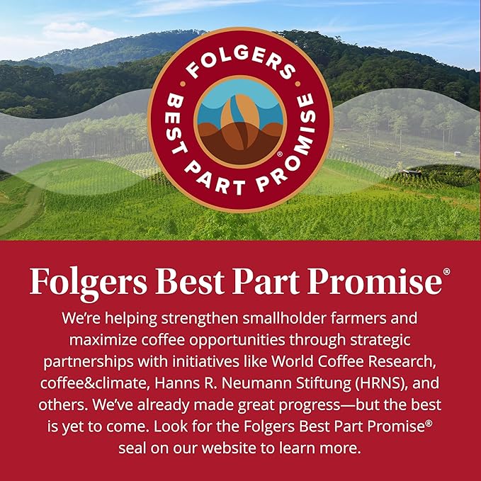 Folgers Colombian Medium Roast Coffee, 12 Keurig K-Cup Pods (Pack of 6)