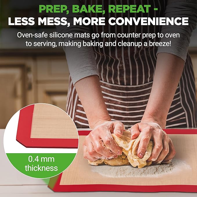 NutriChef 23-Piece Essential Baking Utensils Set – Measuring Cups and Spoons, Scraper, Oven Mitts, Whisk, Silicone Baking Mats and More - Dishwasher Safe, Perfect for Baking and Cooking (Black)