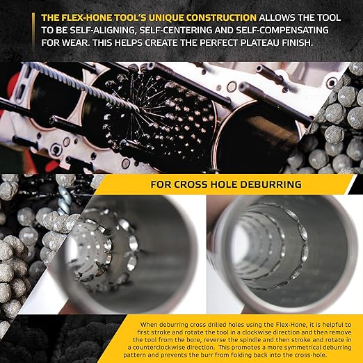 Brush Research BC45M18 FLEX-HONE, 0.177" (4.5mm) Diameter, 180 Grit, Silicon Carbide, For Mild Steel, Stainless Steel, Cast Iron and Softer Ferrous Materials